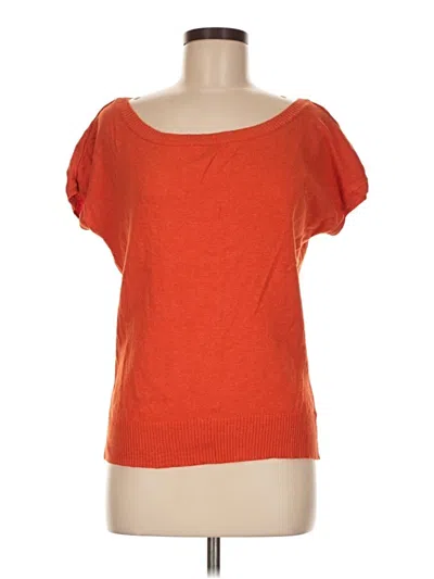 Pre-owned Tulle Sweater Vest In Orange