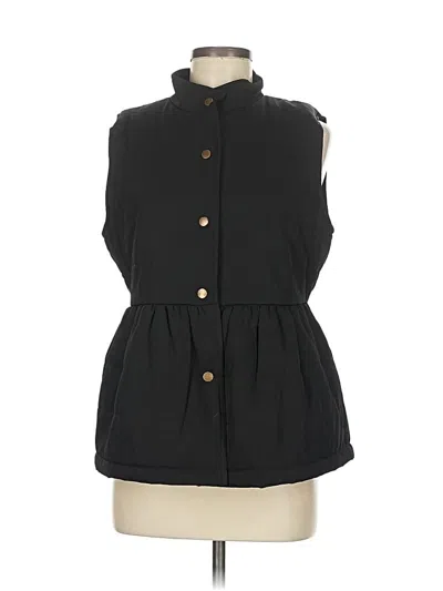 Pre-owned Tulle Vest In Black