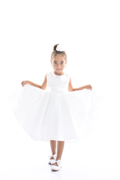 Tulleen Kids'  Adeline Dress In White