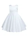 Tulleen Adeline Satin Dress In White