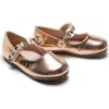 Tulleen Kids'  Amelia Floral Band Flats In Champagne