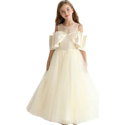 Tulleen Kids'  Amica Dress In White