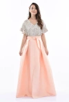 Tulleen Kids'  Arcola Dress In Peach