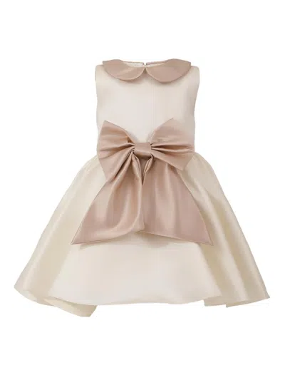 Tulleen Babies' Elaria Petal Bow Gown In Multi