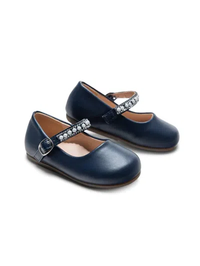 Tulleen Baby Girl's Margot Pearl Band Flats In Blue