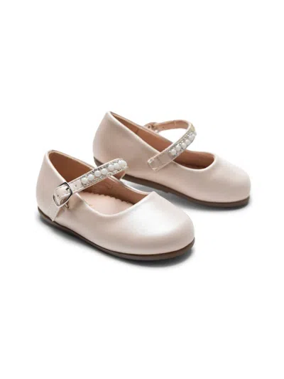 Tulleen Baby Girl's Margot Pearl Band Flats In Pink