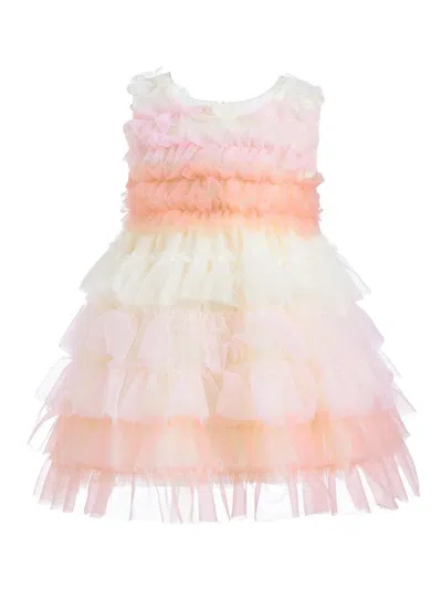 Tulleen Baby Girl's Ruffle Layered Tulle Dress In Pink