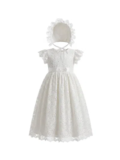Tulleen Baby Girl's Velloria Dress In Gray
