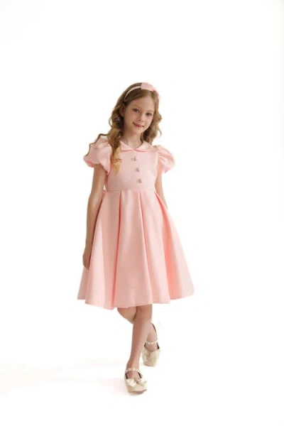 Tulleen Kids'  Barrymore Dress In Blush