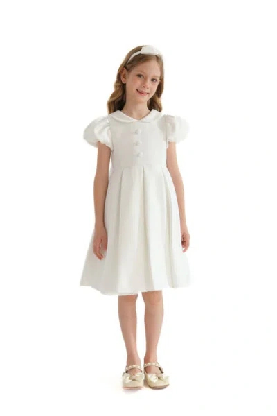 Tulleen Kids'  Barrymore Dress In Ivory
