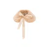 Tulleen Beige Faux Fur Stole