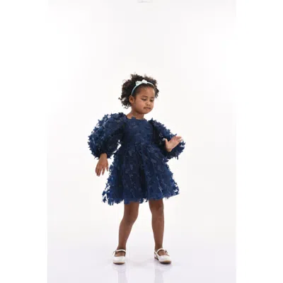 Tulleen Kids'  Bell Mariposa Dress In Blue