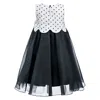 Tulleen Black Menorca Polka Dot Dress