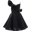 Tulleen Off-shoulder Ruffled Dress