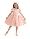 Tulleen Blush Barrymore Teacup Button Dress