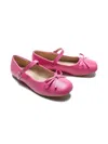 Tulleen Bow-detailing Ballerina Shoes In Pink