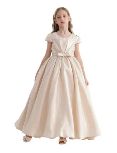Tulleen Kids'  Brea Dress In Neutral