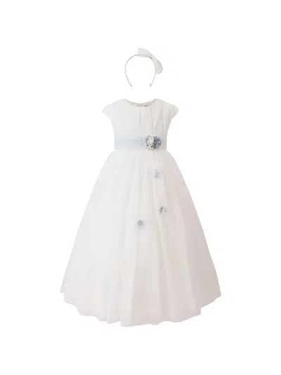 Tulleen Kids' Cavella Lace Dress In White