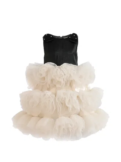 Tulleen Kids' Celestine Ruffled Dress In Multi