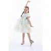 Tulleen Chablis Floral-print Dress In Blue