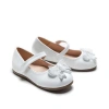 Tulleen Kids'  Charlotte Ribbon Flats In White