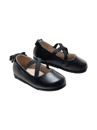 Tulleen Kids' Charmed Ballerina Shoes In Black