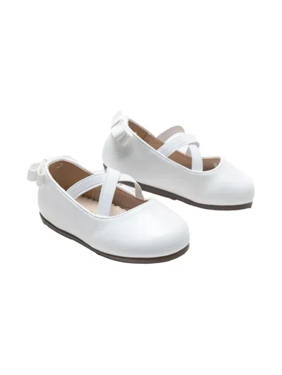 Tulleen Kids' Charmed Ballerina Shoes In White