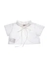 Tulleen Cream Mesh Ruffle Cardigans Ivory In White