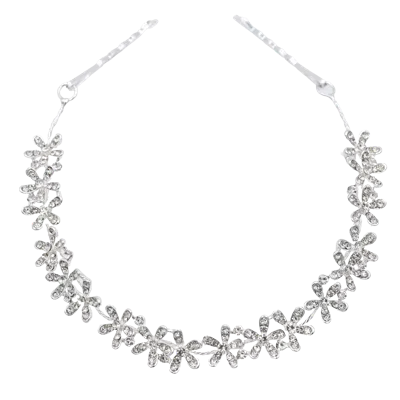 Tulleen Crystal Flower Garland Hair Vine