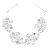 Tulleen Crystal Glimmering Flower Hair Vine