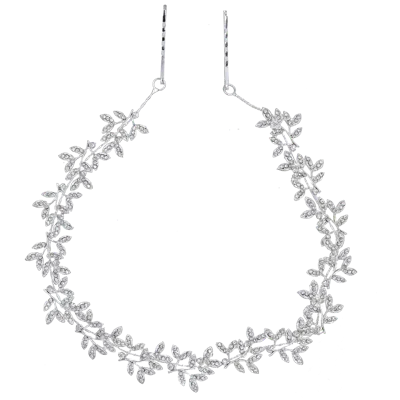 Tulleen Crystal Shimmering Lei Hair Vine