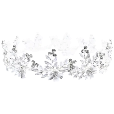 Tulleen Crystal Wreath Floral Crown