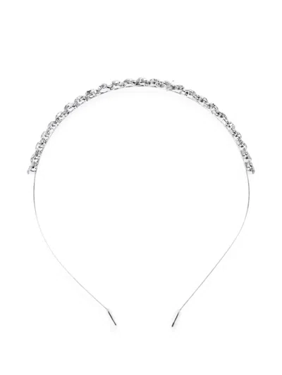 Tulleen Kids' Crystal-embellished Headband In Silver