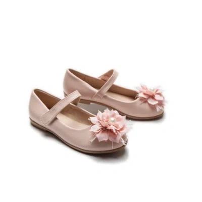 Tulleen Kids'  Dahlia Flower Flats In Pink