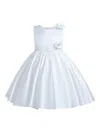 Tulleen Denali Satin Sress In White