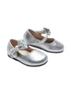 Tulleen Elodie Ballerina Shoes In Silver