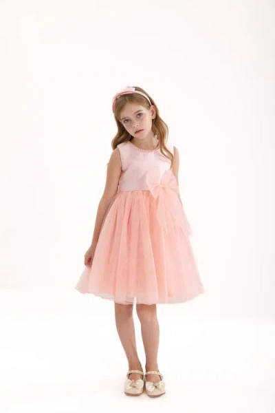 Tulleen Kids'  Felice Dress In Blush