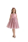 Tulleen Kids'  Felice Dress In Mauve