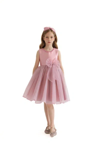 Tulleen Kids'  Felice Dress In Mauve