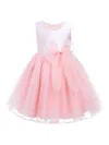 Tulleen Felice Tulle Bow Dress In Pink