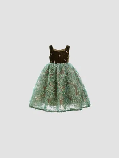 Tulleen Girl's Little Girl's & Girl's Bellina Dress In Green