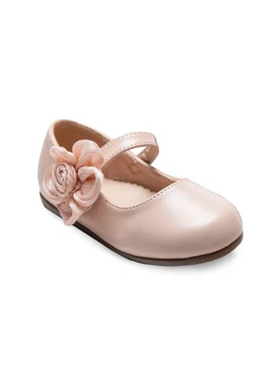 Tulleen Babies' Girl's Yasmine Blooming Flats In Pink