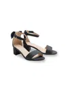Tulleen Glitter Block-heels Sandals In Black