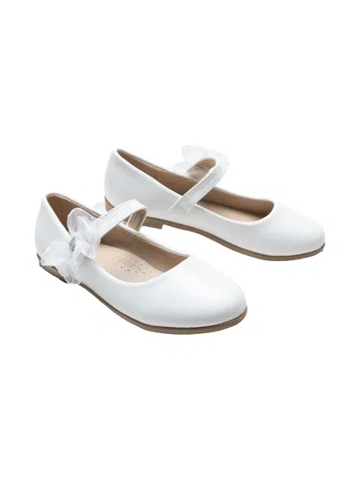 Tulleen Kids' Haile Ballerina Shoes In White