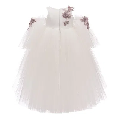 Tulleen Kids'  Ivory Cerro Vista Floral Dress