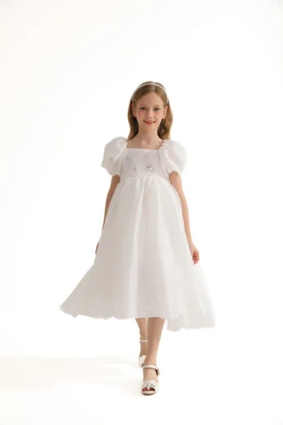 Tulleen Kids'  Janelle Dress In White