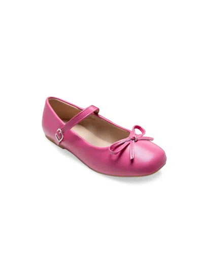 Tulleen Kids' Julietta Bow Flats In Pink