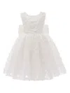 Tulleen Kreisler Embellished Sleeveless Dress In White