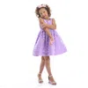 Tulleen Mariposa Butterfly-appliqué Tulle Dress In Purple