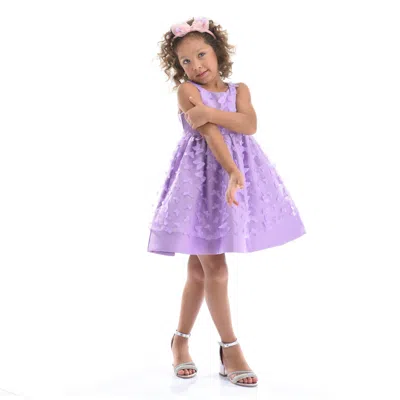 TULLEEN TULLEEN LAVENDER MARIPOSA TULLE DRESS